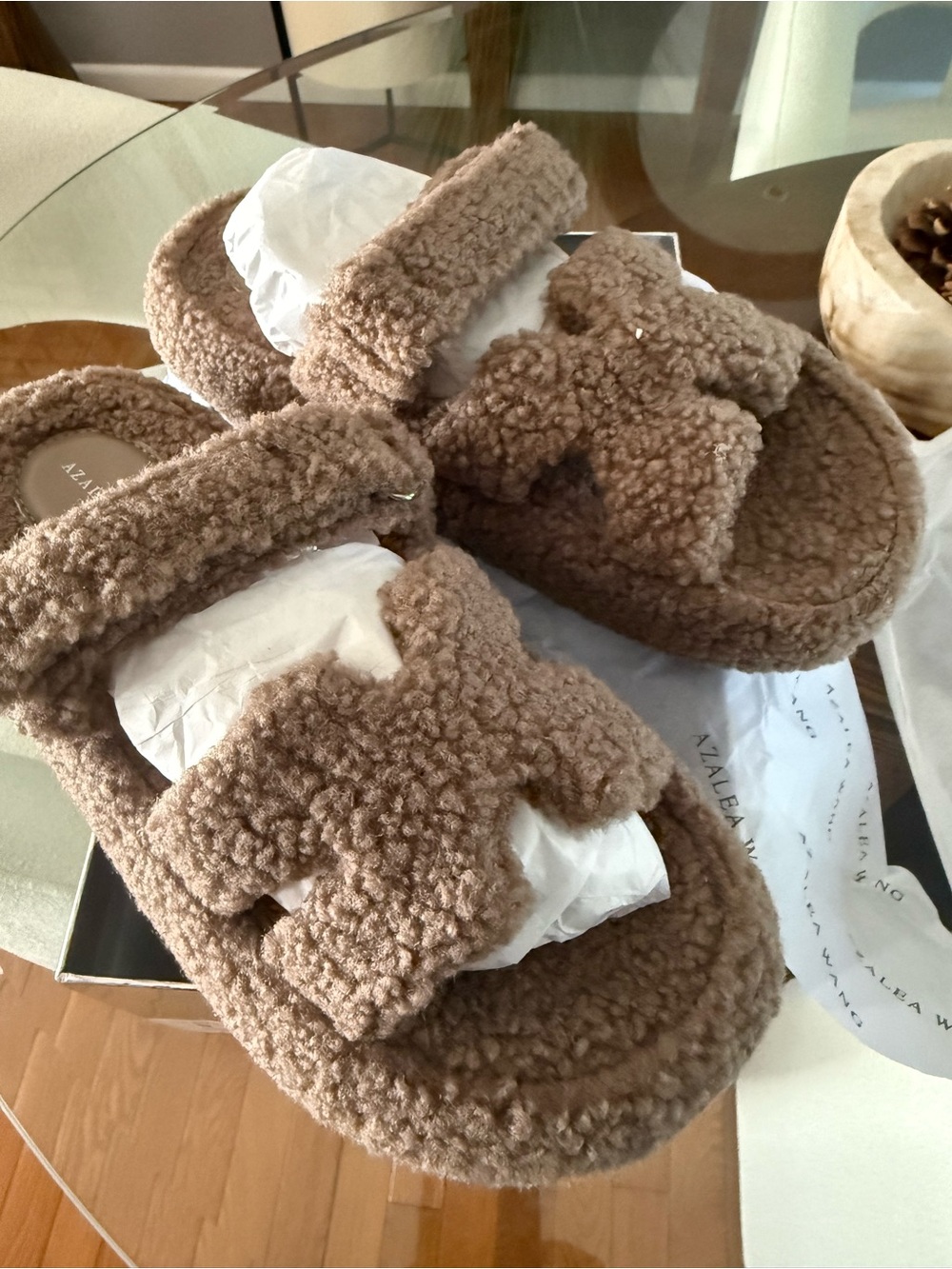 Azalea Wang Sherpa slipper